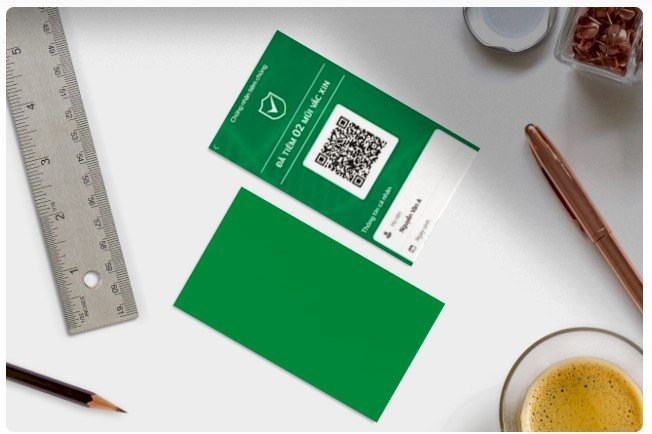 In Mã QR Code thẻ xanh