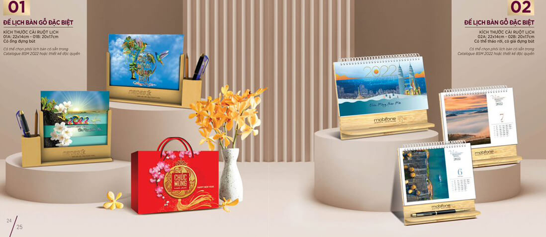 lịch bàn độc quyền invipro