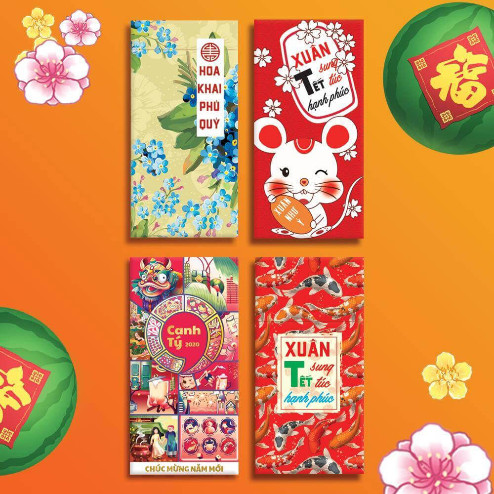 invipro in bao lì xì tết