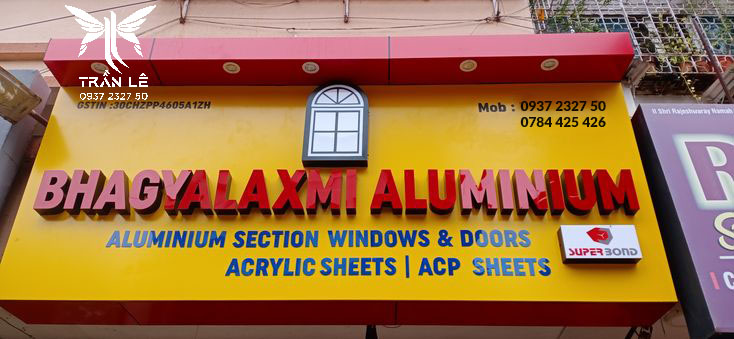 bảng hiệu quảng cáo alu long khánh
