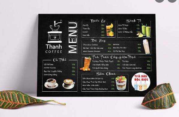 menu bồi formex chống thấm - in quảng cáo trần lê long khánh