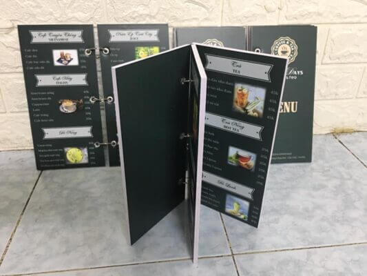 menu bồi formex chống thấm - in quảng cáo trần lê long khánh