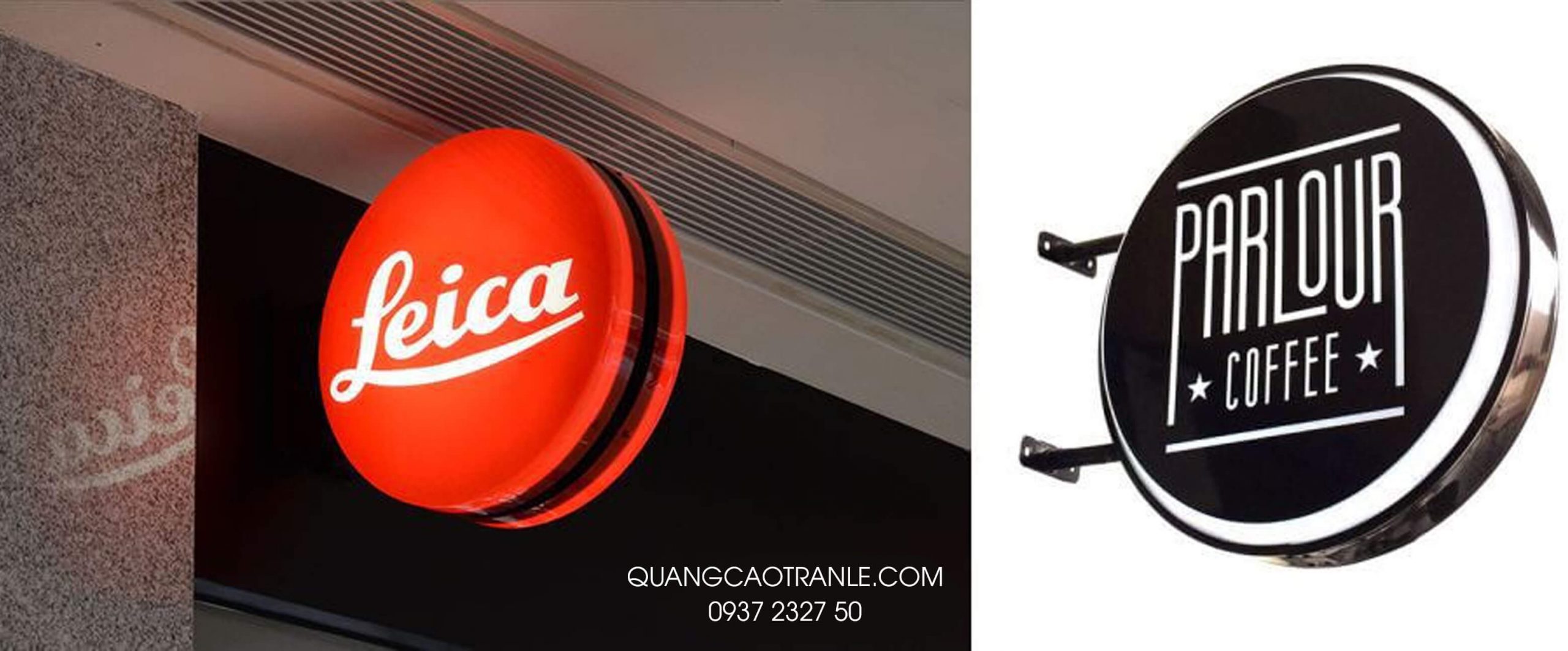 Hộp đèn hút nổi - quảng cáo Trần Lê Long Khánh