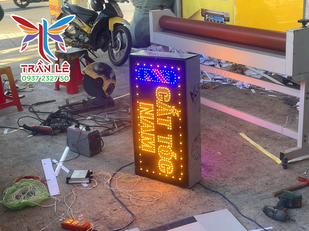Bảng hiệu quảng cáo long khánh - Led vẫy - Led ruồi