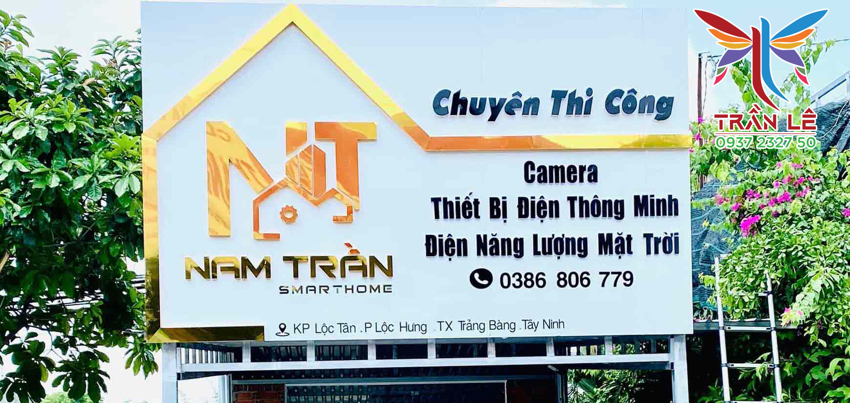 bảng hiệu long khánh - quảng cáo trần lê
