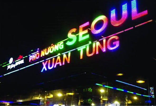 Bảng hiệu led Trần Lê Long Khánh