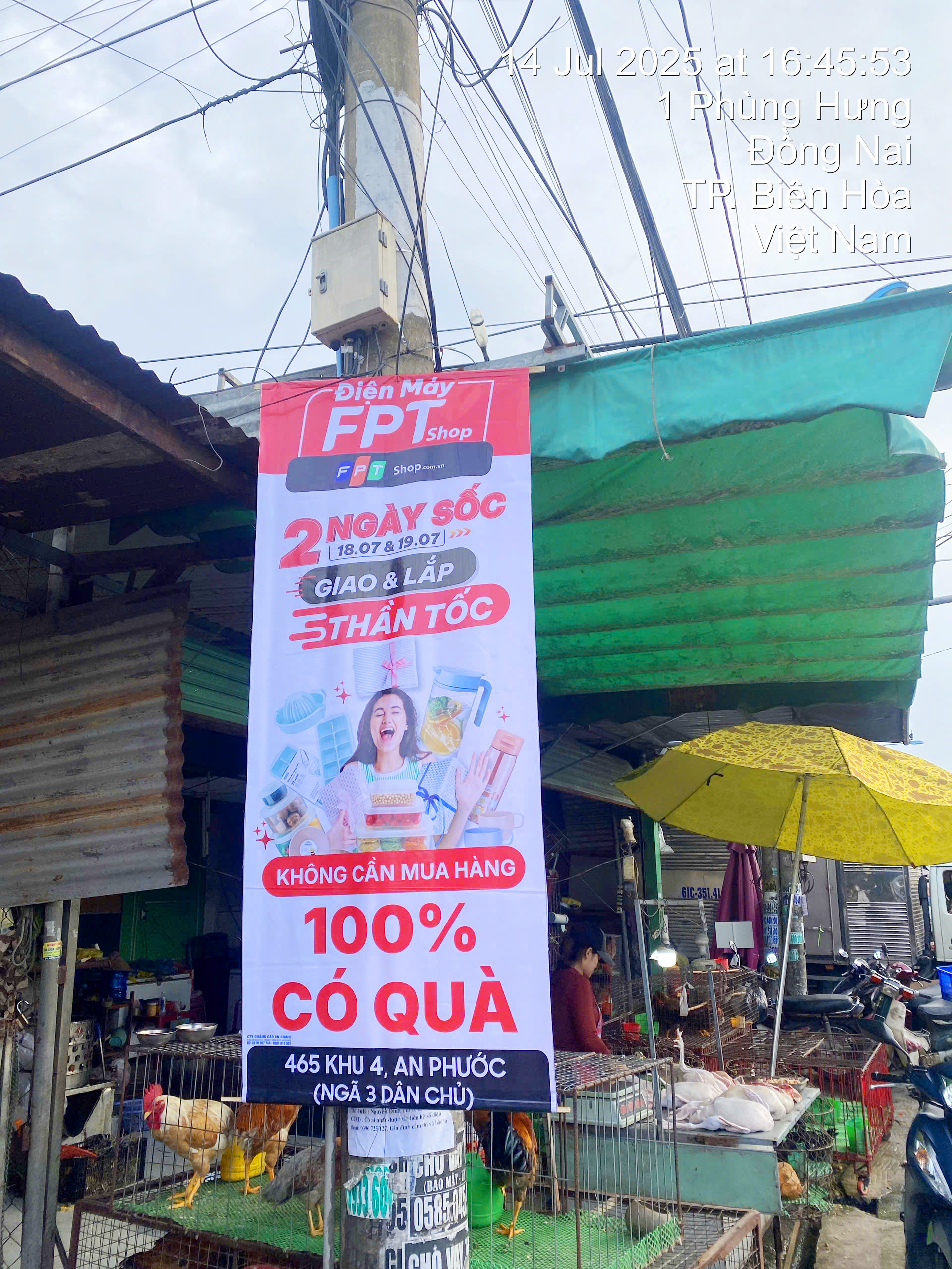 Dịch vụ treo phướn - Bảng hiệu quảng cáo Trần Lê Long Khánh